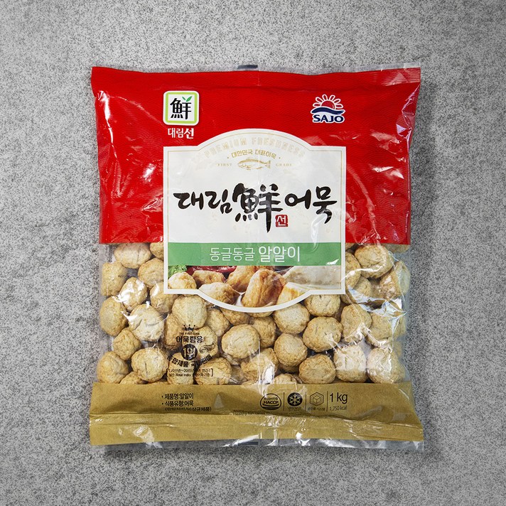 대림선 어묵 알알이, 1000g, 1개