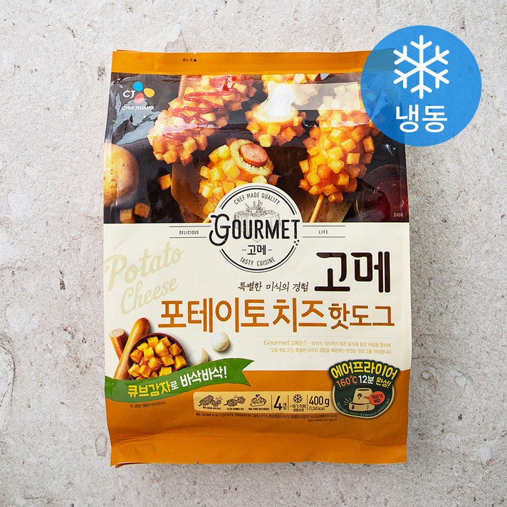 고메 포테이토치즈 핫도그 (냉동), 400g, 1개