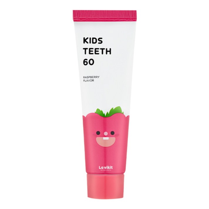 라비킷 키즈티스 60 저불소 유아치약, 60g, 1개