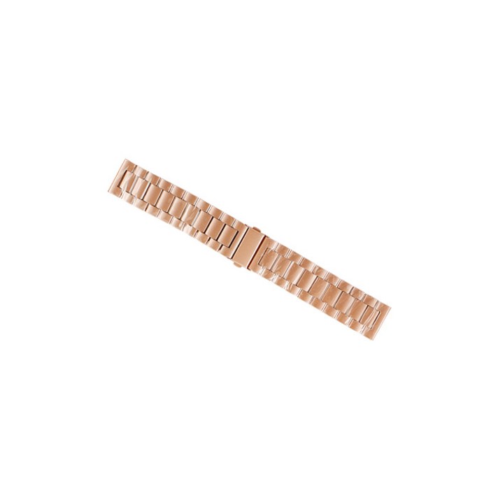 비쉐르 갤럭시 액티브 1/2/워치3 20mm 엑설런트 메탈 밴드 스트랩 (40/41/42mm 호환 가능), 로즈골드, 1개