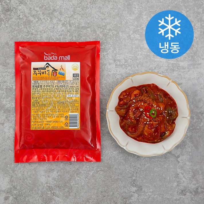 주꾸미명가 보통맛 (냉동), 250g, 1팩