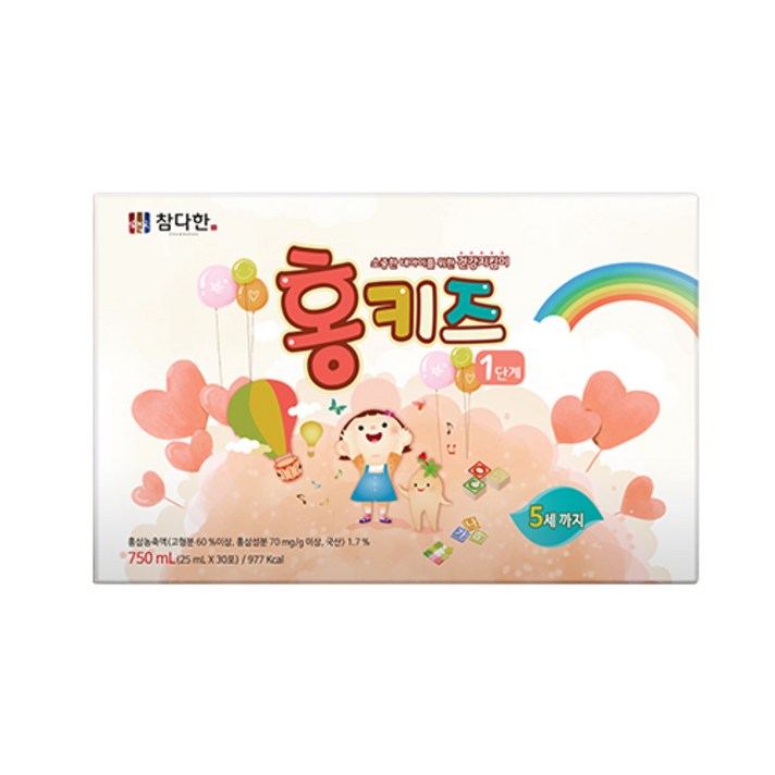 참다한 홍키즈 1단계 홍삼진액 30p, 750ml, 1개