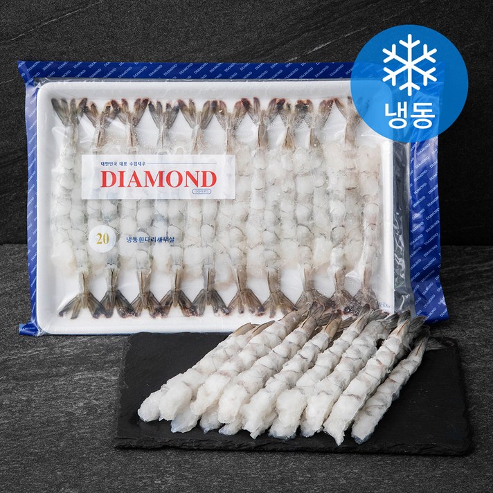 다이아몬드 노바시 흰다리새우살 20미 (냉동), 450g, 1개