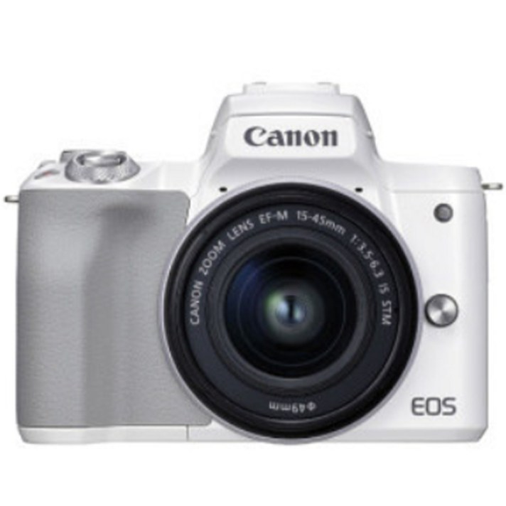 캐논 렌즈 KIT 미러리스 카메라 화이트, EOS M50 MARK II