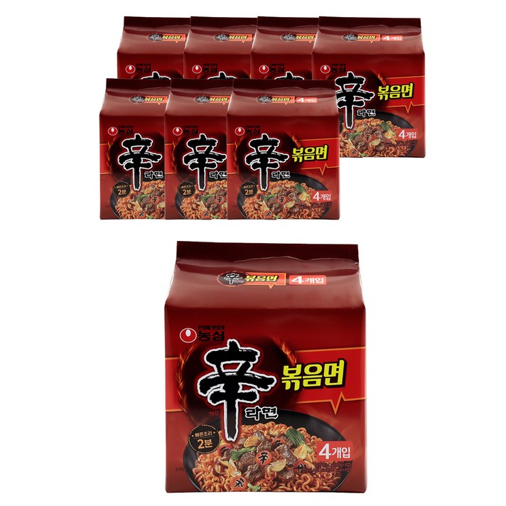 신라면 볶음면 131g, 32개