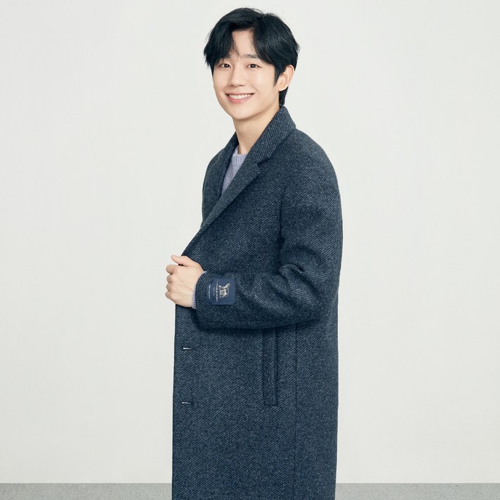 마인드브릿지 남성용 울혼방 스폰지 본딩 트윌 세미 오버 싱글코트 MUCA7108