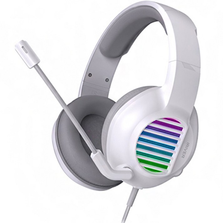 아이리버 USB 게이밍 헤드셋, EQwear-G10H, 화이트