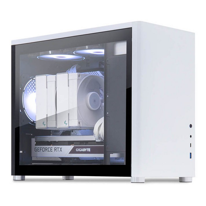 한성컴퓨터 데스크탑 화이트 TFG MX4i3446 (i5-13400F WIN미포함 NVMe 500GB DDR5 16GB RTX4060), 기본형