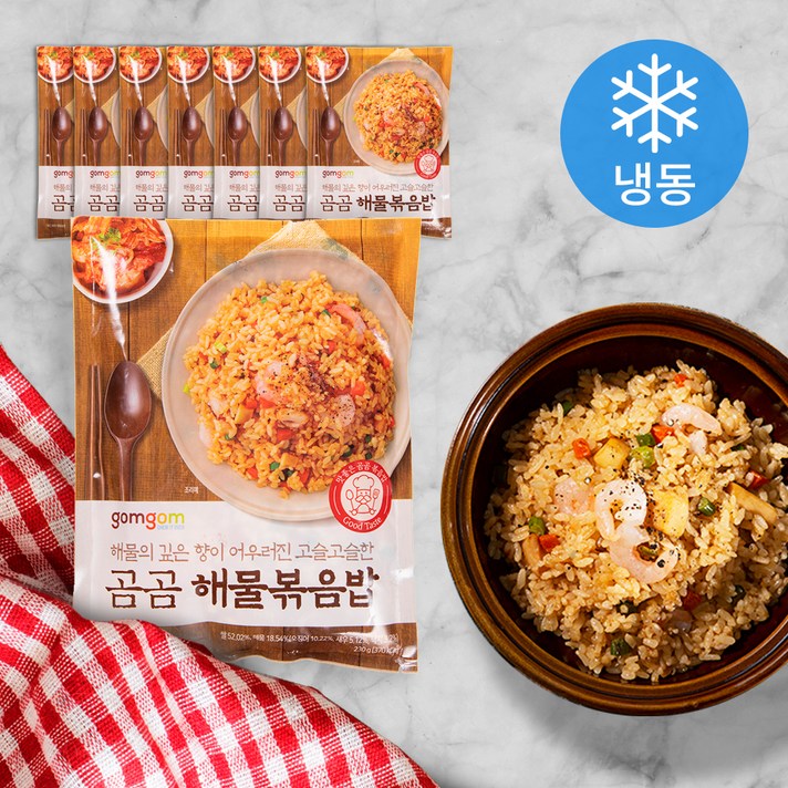 곰곰 해물볶음밥 (냉동), 230g, 8개