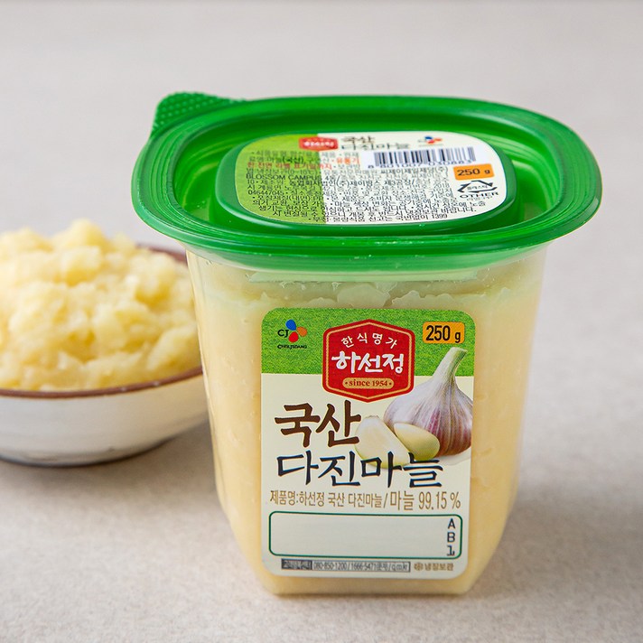 하선정 다진마늘, 250g, 1개