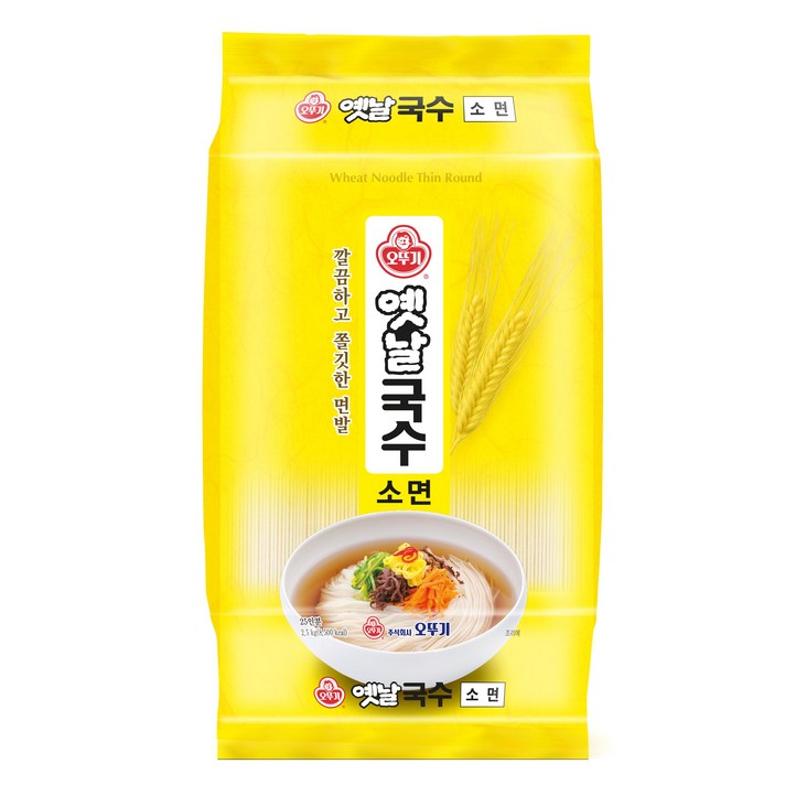 오뚜기옛날 국수 소면, 2.5kg, 1개