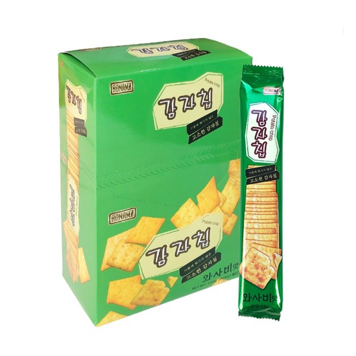 본아미 감자칩 와사비맛, 68g, 12개