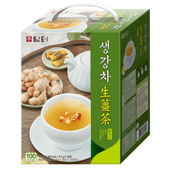 담터 생강차 플러스, 15.5g, 100개