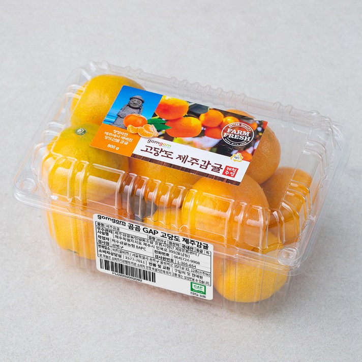 곰곰 GAP 고당도 제주감귤, 800g, 1개