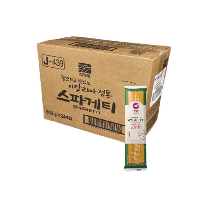 청정원 스파게티면, 500g, 24개