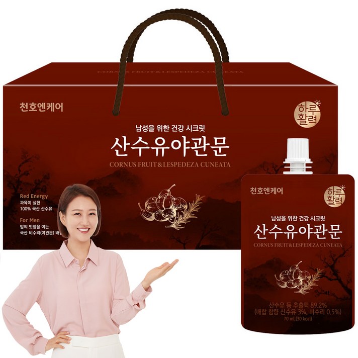 천호엔케어 남성을 위한 건강 시크릿 산수유야관문즙, 1개, 2.1L