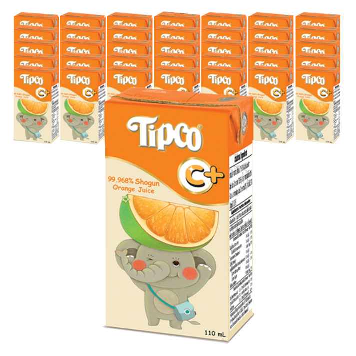 팁코 쇼군 오렌지 주스, 36개, 110ml