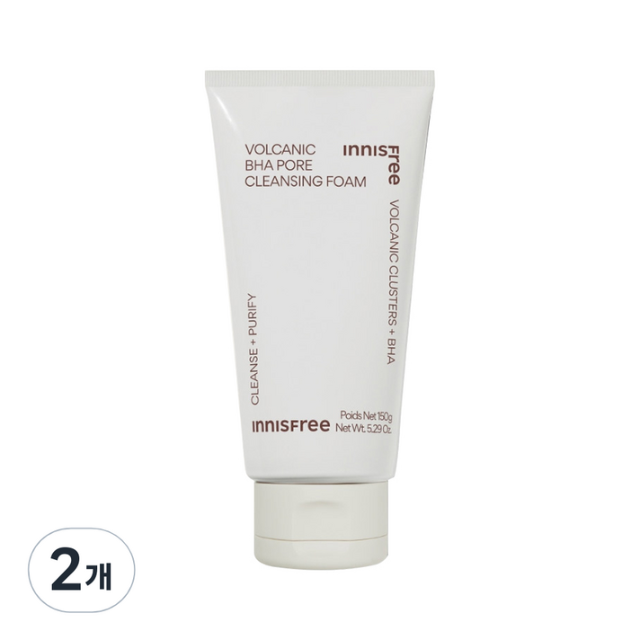이니스프리 화산송이 모공 클렌징 폼, 150g, 2개