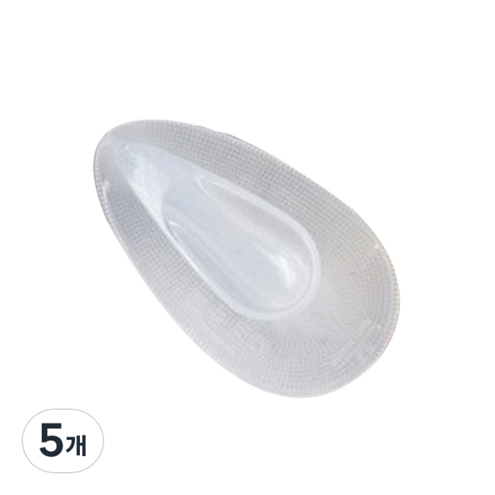 체리하우스 국산 실리콘 뷰티 클렌징 브러쉬, 화이트, 5개