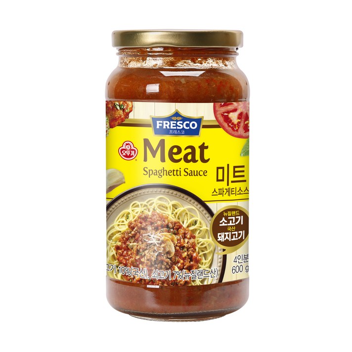 오뚜기 프레스코 미트 파스타 소스, 600g, 1개