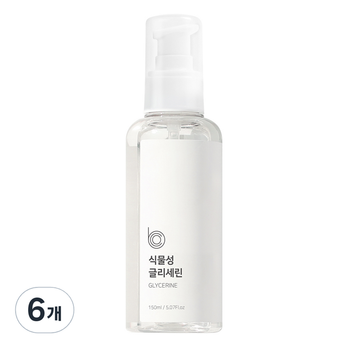 비비코 식물성 글리세린 150ml, 6개