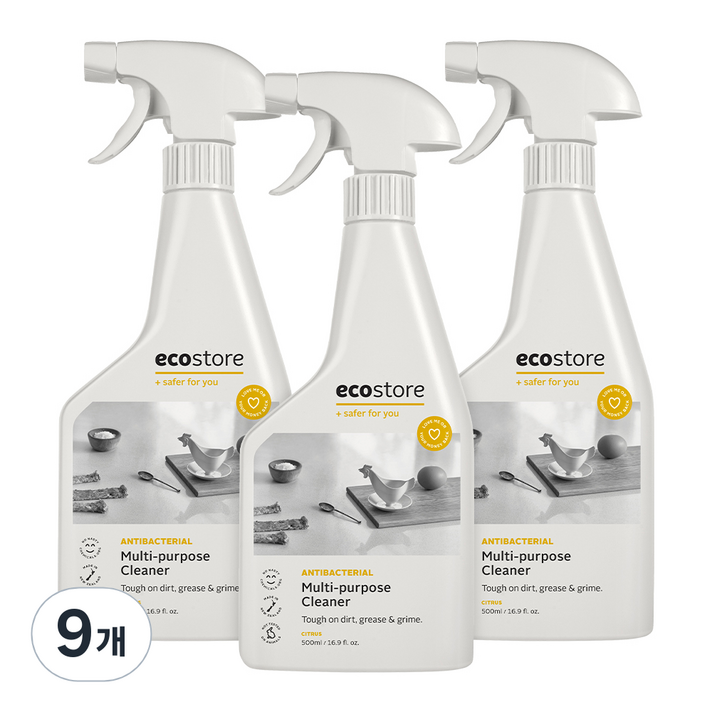 에코스토어 다목적 크리너 시트러스향, 500ml, 9개