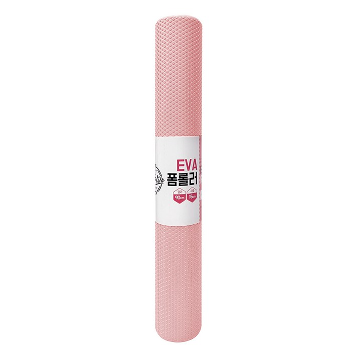 필라테스 요가 EVA 릴리브 폼롤러, 블로섬핑크