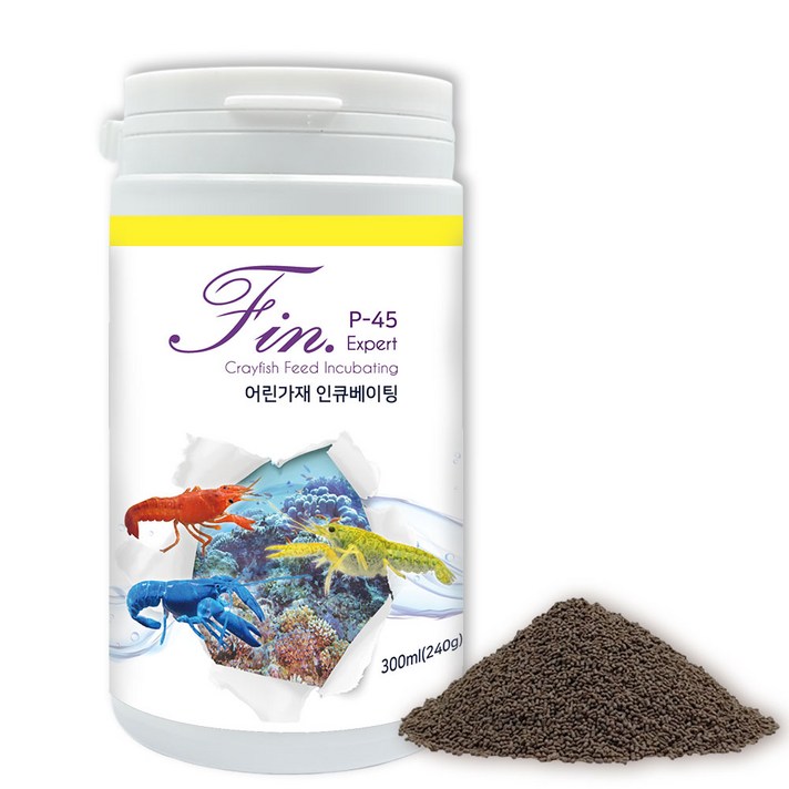 핀 엑스퍼트 크레이피쉬 인큐베이팅 포뮬러 관상어 사료, 1개, 300ml