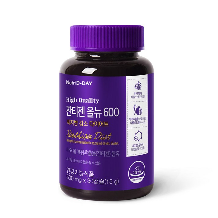 뉴트리디데이 잔티젠 올뉴 600 15g, 1개, 30정