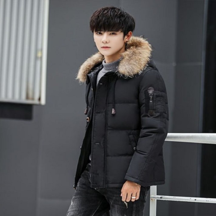 겟잇블루 남성용 칼라 후드 재킷