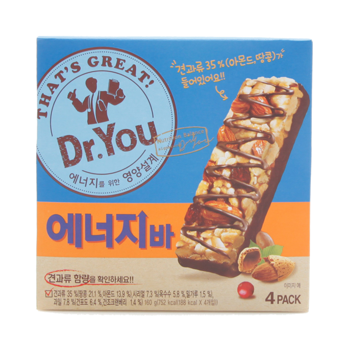닥터유 에너지바 뉴트리션바, 40g, 10개