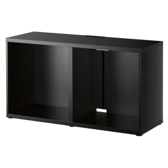 이케아 베스토 TV장식장 블랙브라운 120x40x64cm 202.998.86, 단품