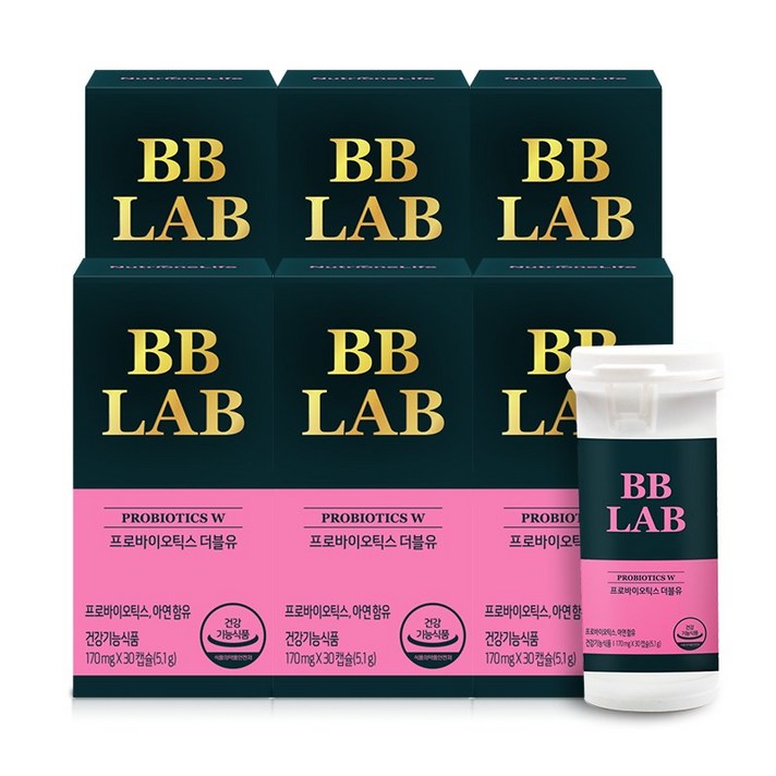 뉴트리원 비비랩 프로바이오틱스 더블유, 6box