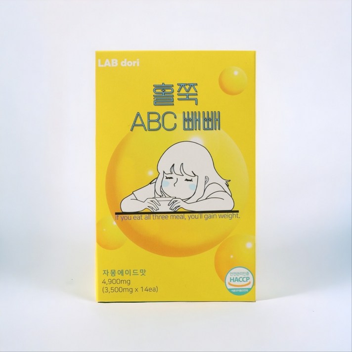 랩도리 홀쭉 ABC 빼빼주스 ABC 레시피 클렌즈 빼빼쥬스 1박스 (보틀증정), 1개, 3.5g