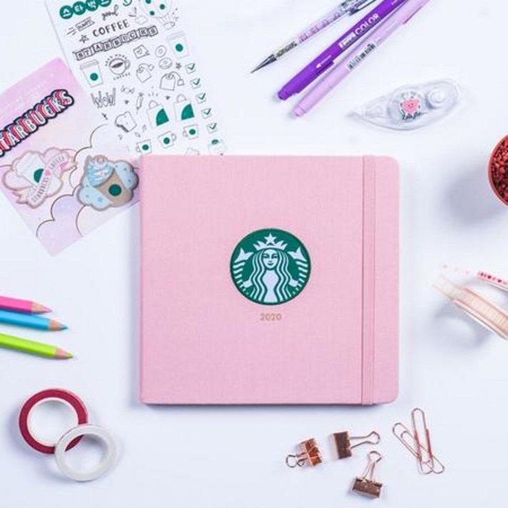 STARBUCKS 2020 스타벅스 다이어리 플래너 핑크, 상세페이지 참조