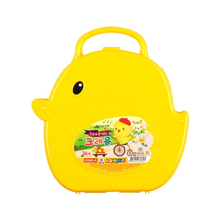 동아 손에 묻지 않는 노랑병아리 크레용 2p, 36색, 2개
