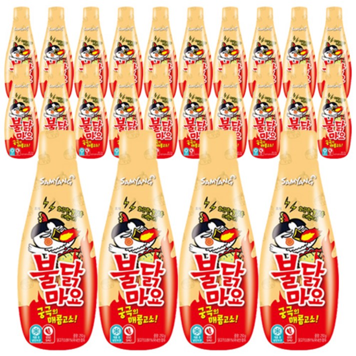 궁극의 매콤고소 삼양 불닭마요소스 250g, 24개