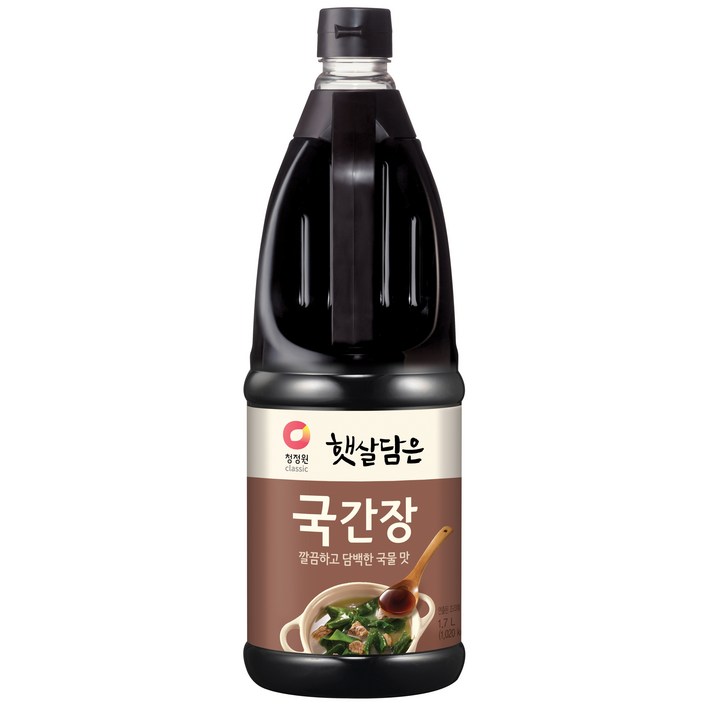 청정원 햇살담은 자연숙성 국간장, 1700ml, 4개
