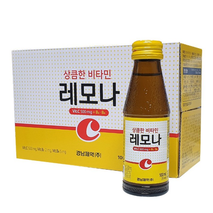 경남제약 레모나 드링크 100mlx100병(1박스) 비타민음료
