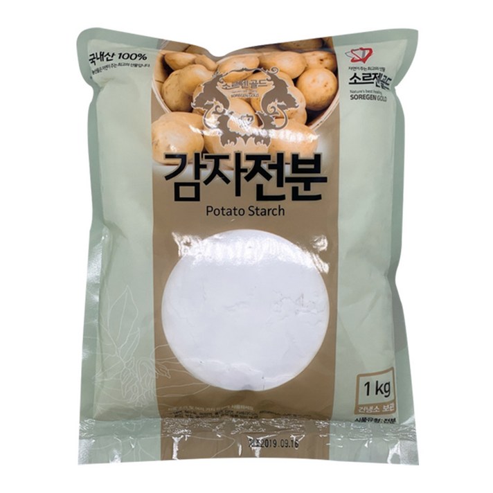 국내산 100% 감자전분 1kg, 1개