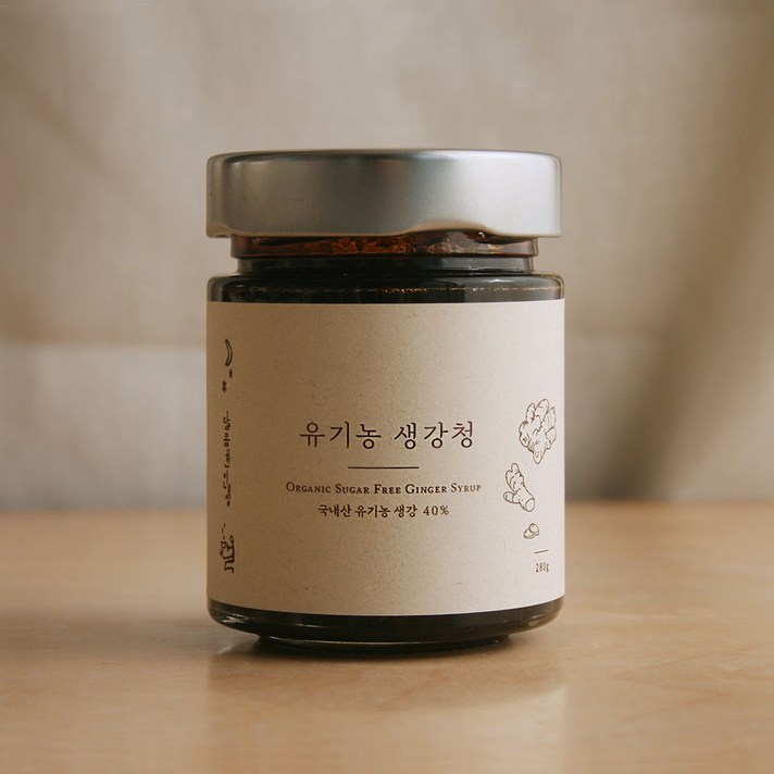<달콤한인생> 유기농 생강청 280g – 무설탕 국내산 유기농 생강 40%, 1개”></div>
<div class=