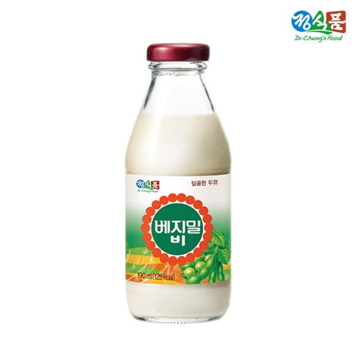 정식품 달콤한 베지밀B 병 190ml 20개 두유, (베지밀) 비 병 20개