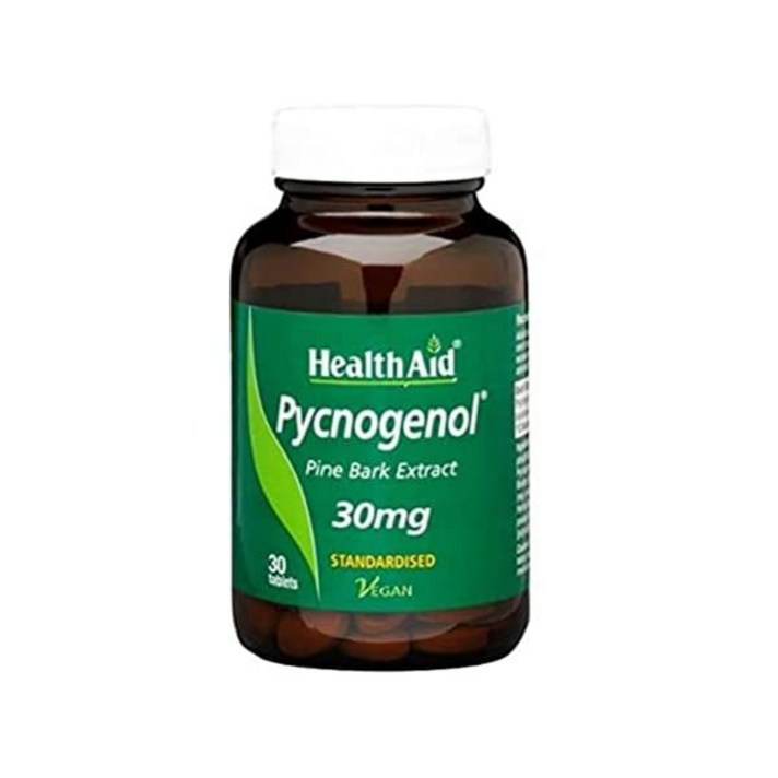 영국 헬스에이드 피크노제놀 30mg 30정, 1개, 30개