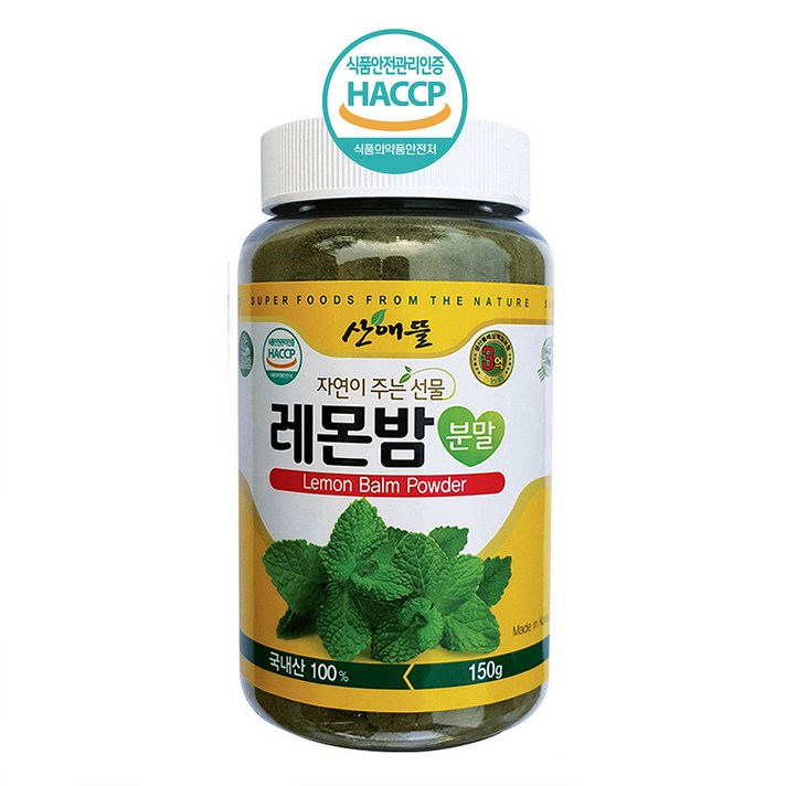 괴산 김종태 농부 자연농푸드 레몬밤분말 150g, 단품, 단품