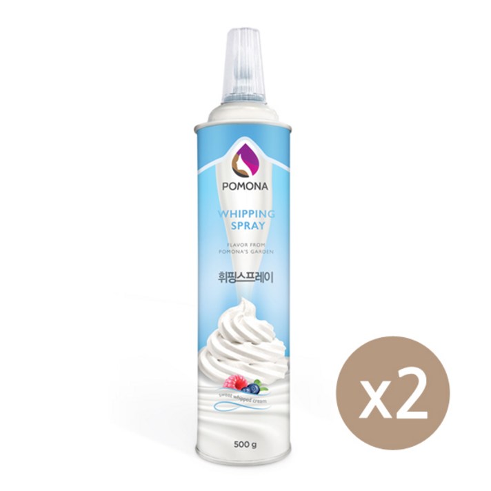 카파 포모나 휘핑크림 스프레이 500g 2개