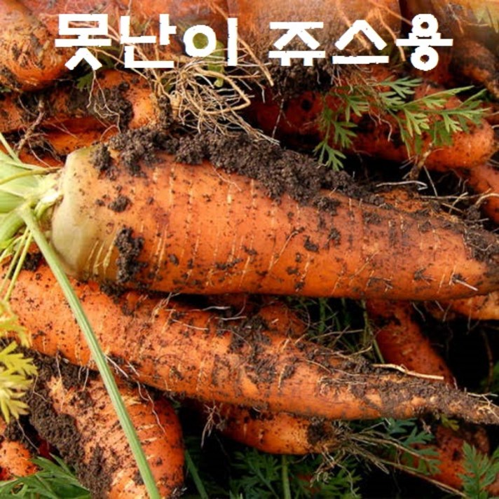 21년국내산 쥬스용 못난이 흙당근 (크기랜덤), 1box, 5kg