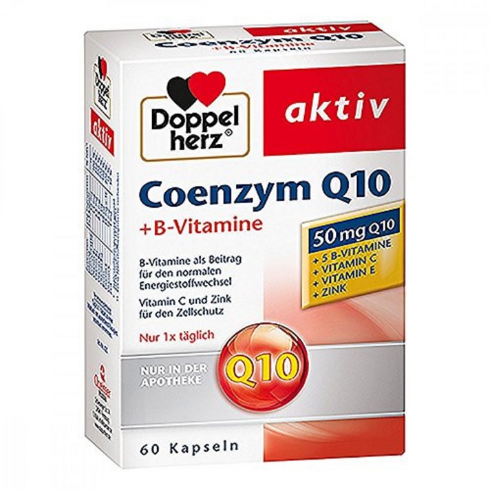 Double Heart Coenzyme Q10 + B Vitamins Capsules Pack of 60), 본문참고, Double Heart Coenzyme Q10 + B Vitamins Capsules Pack of 60)