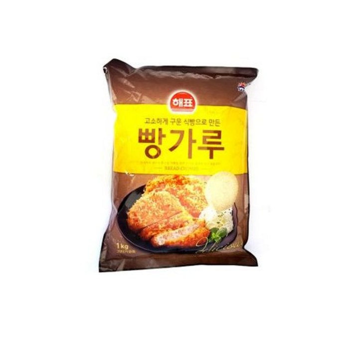 해표 고소한 식빵 빵가루 1kg 튀김 돈까스용빵가루 식빵가루 돈까스빵가루 업소용빵가루, 해표 빵가루1kg