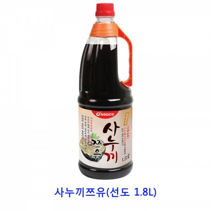 MDS8980 업소용 식자재 사누끼쯔유(선도 1.8L) 불닭소스/떡볶이소스/만능멸치육수/굴소스