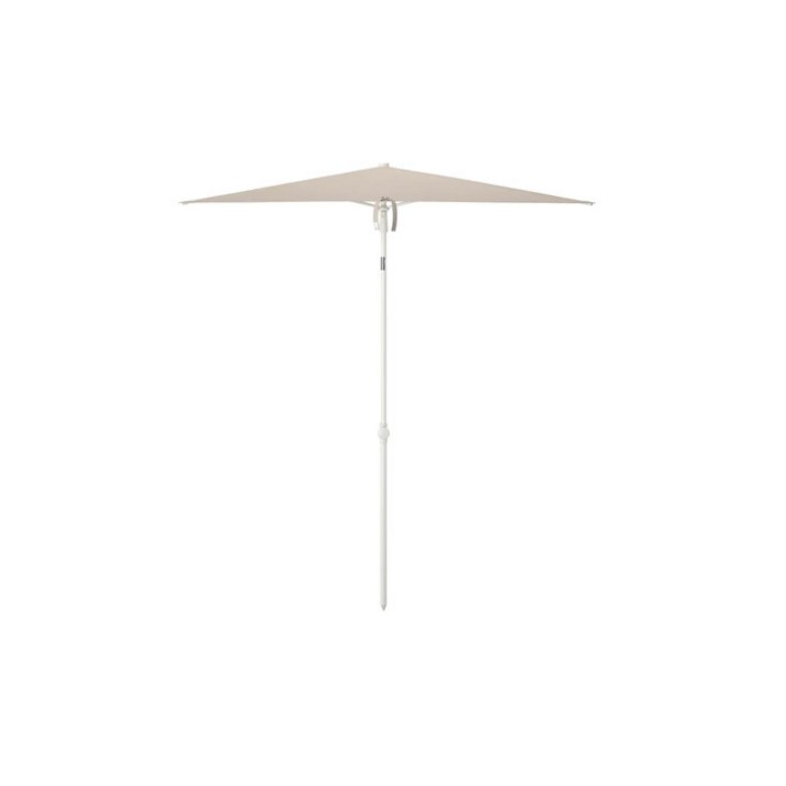 이케아 TVETO 트베퇴 각도 조절 파라솔 180 x 145cm, 그레이베이지 화이트 004.806.22